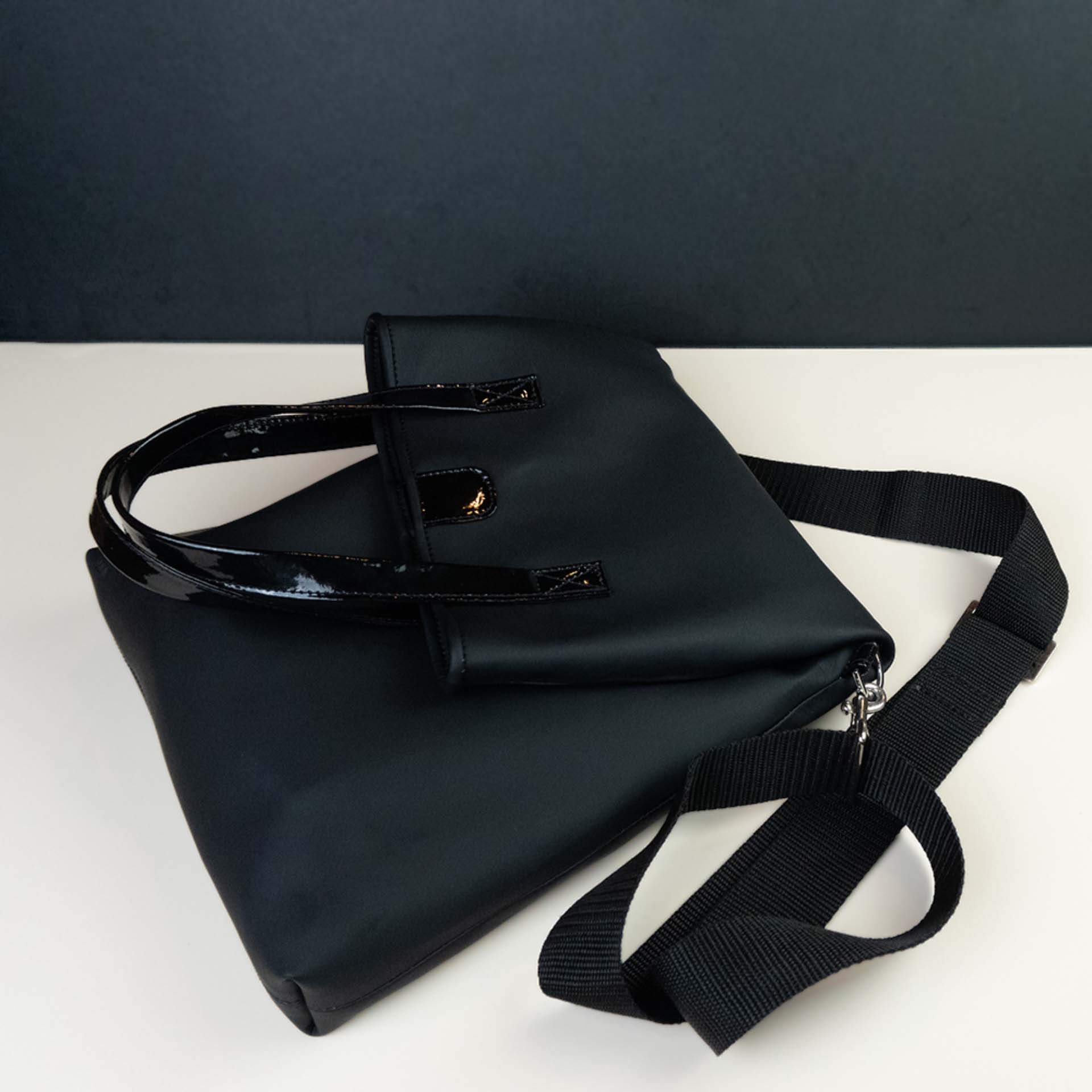 Double Tote Bag - Black