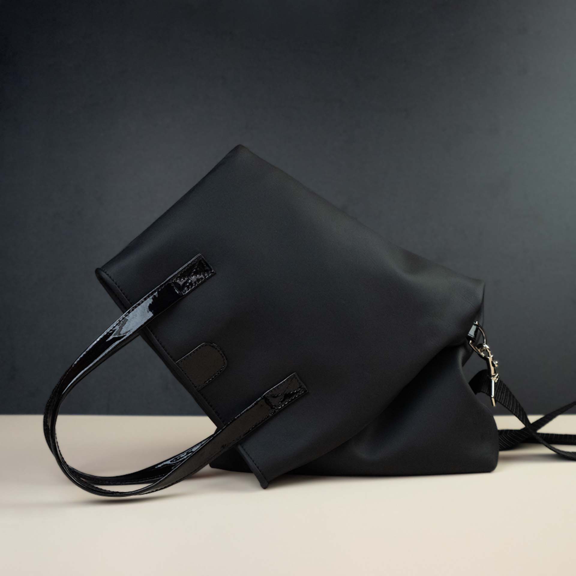 Double Tote Bag - Black